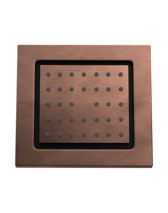 Jaquar Body Shower 130x120mm Rectangular Shape Antique Copper Finish - BSH-ACR-1771