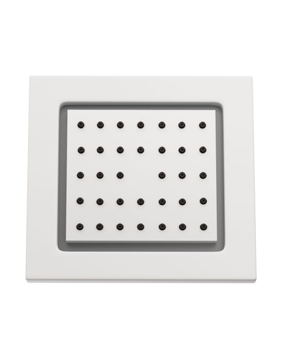 Jaquar Body Shower 130x120mm Rectangular Shape White Matt Finish - BSH-WHM-1771