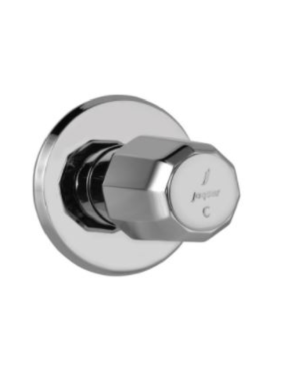Jaquar Continental Prime Exposed Part Kit of Concealed Stop Cock & Flush Cock Chrome Finish - COP-CHR-083KPM