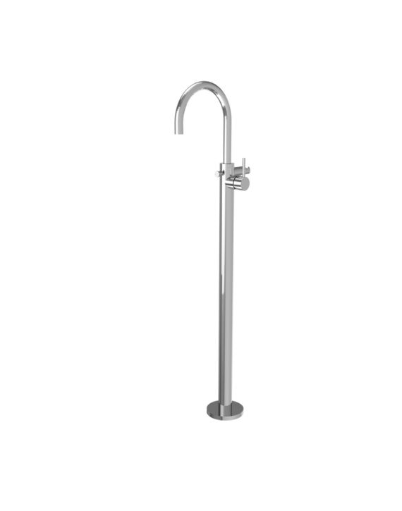 Jaquar FLORENTINE Exposed Parts of Floor Mounted Single Lever Bath Mixer Chrome Finish - FLR-CHR-5121K