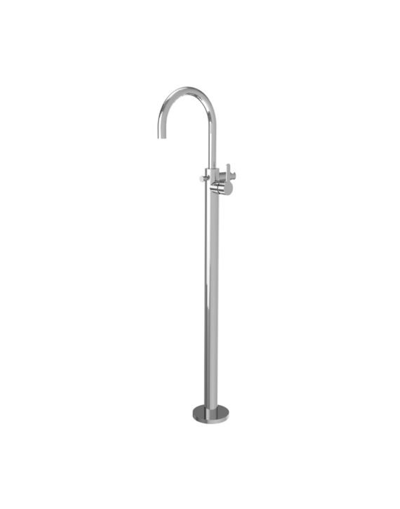 Jaquar FUSION Exposed Parts of Floor Mounted Single Lever Bath Mixer Chrome Finish - FUS-CHR-29121K