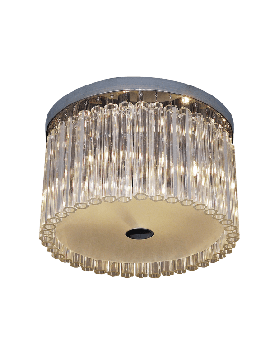 Jaquar Ceiling Pinochio Chrome Crystal Drop Ceiling Light-40W-KCH-CHR-MX81364B