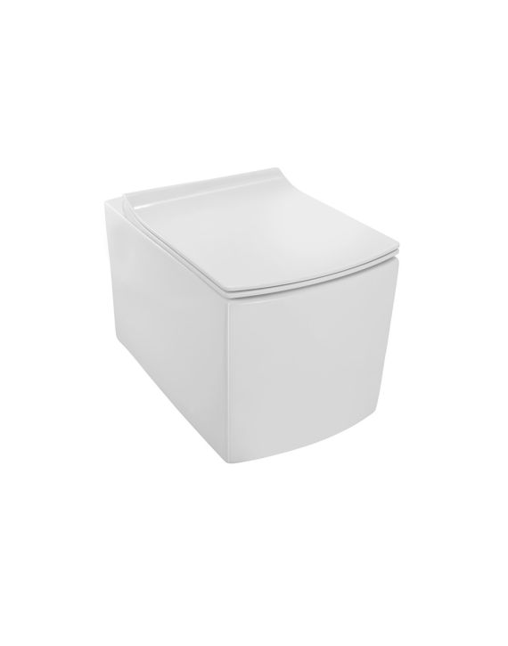 Jaquar Kubix Rimless, Blind Installation Wall Hung WC - KUS-WHM-35953BIUFSM - White
