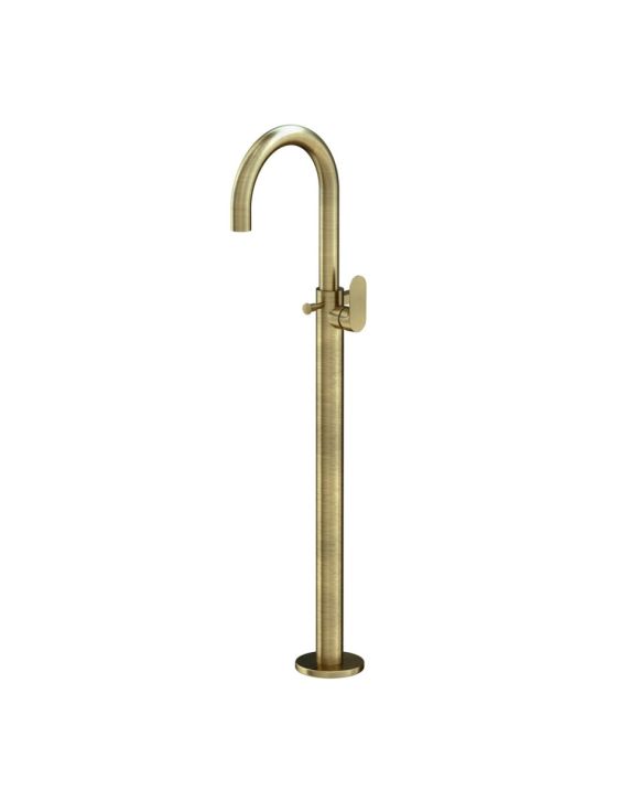Jaquar Opal Prime Exposed Parts of Floor Mounted Single Lever Bath Mixer Antique Bronze Finish - OPP-ABR-15121KPM