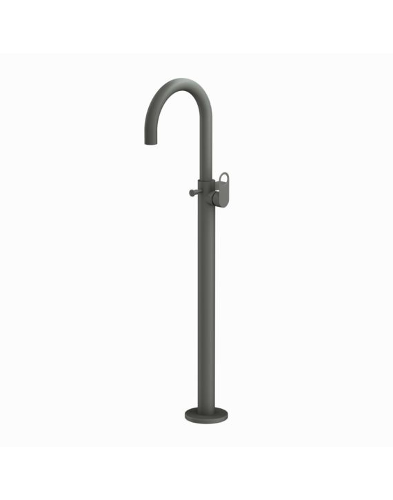Jaquar Ornamix Prime Exposed Parts of Floor Mounted Single Lever Bath Mixer Graphite Finish - ORP-GRF-10121KPM