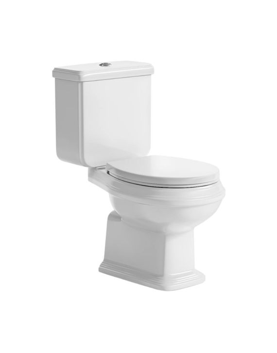 Jaquar Queens Prime Rimless Bowl with Cistern QPS-WHT-7753S250UFPMZ - White