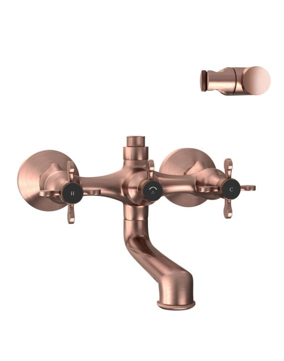 Jaquar Queens Prime Wall Mixer Antique Copper Finish - QQP-ACR-7267PM