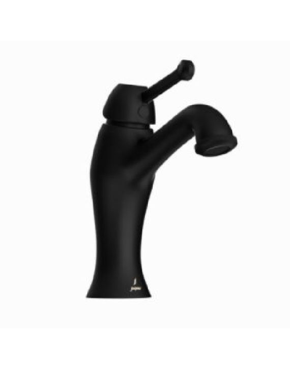 Jaquar Queens Prime Single Lever Basin Mixer Black Matt Finish - QQP-BLM-7001BPM