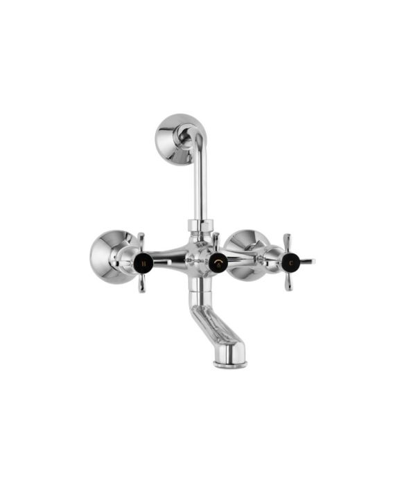 Jaquar Queens Prime Wall Mixer with Provision For Overhead Shower Chrome Finish - QQP-CHR-7273PM