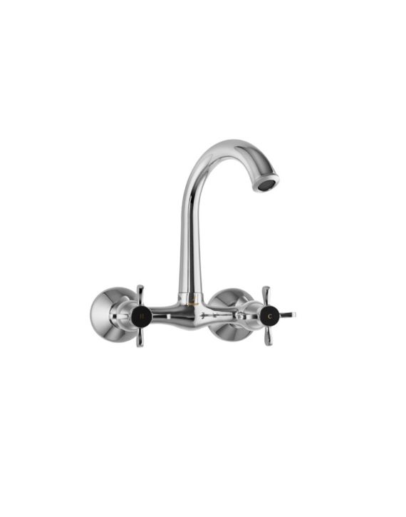Jaquar Queens Prime Sink Mixer with Short Swinging Spout Chrome Finish - QQP-CHR-7307PM