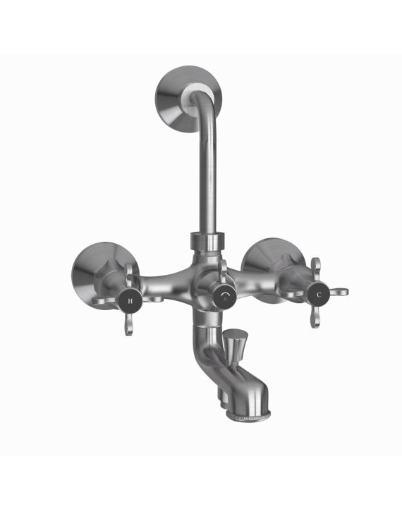 Jaquar Queens Prime Wall Mixer 3-in-1 System Stainless Steel Finish - QQP-SSF-7281PM