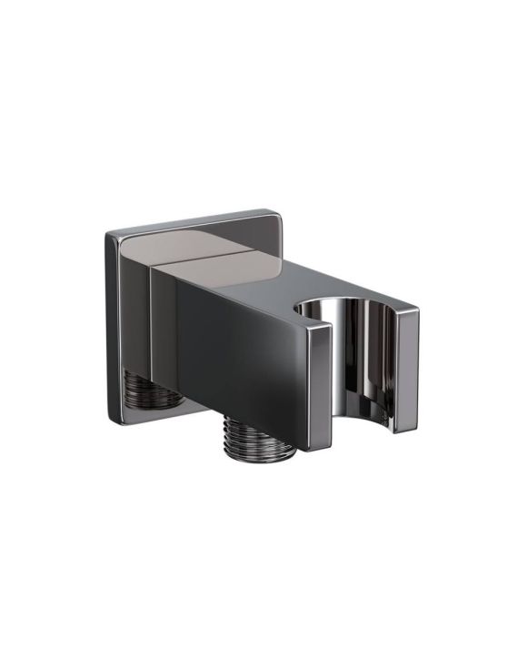 Jaquar Wall Qutlet with Shower Hook Black Chrome Finish - SHA-BCH-566S