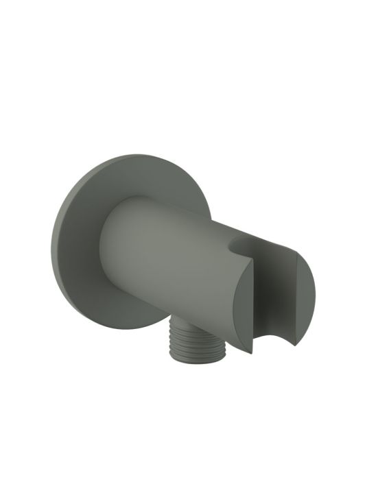 Jaquar Wall Outlet with Shower Hook Graphite Finish - SHA-GRF-566R