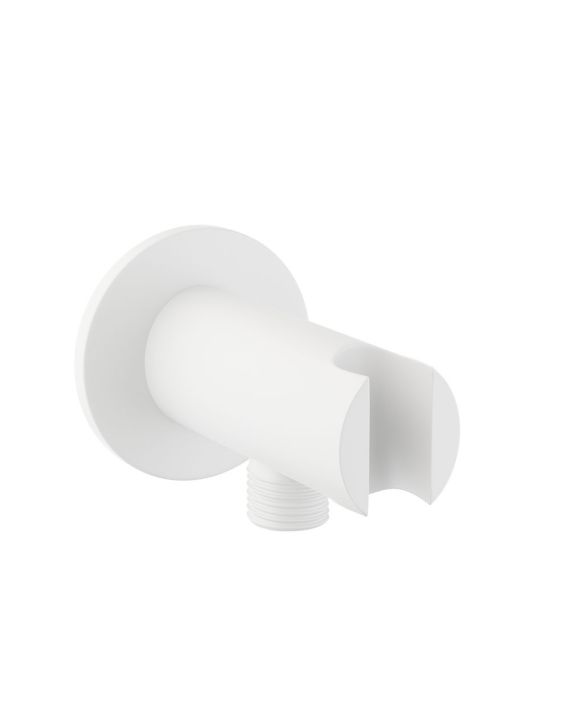 Jaquar Wall Outlet with Shower Hook White Matt Finish - SHA-WHM-566R