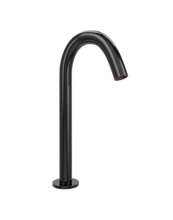 Jaquar Blush Tall Boy Deck Mounted Sensor Faucet Black Matt Finish - SNR-BLM-51449
