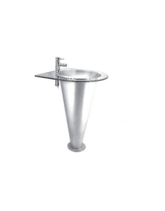 Jayna Pelican Pedestal Wash Basin RBGS 04 Matt