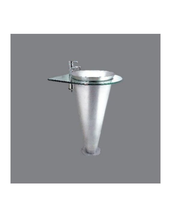 Jayna Pelican Pedestal Wash Basin RBGS 05 Matt