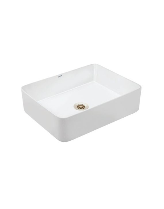 Jaquar Thin Rim Table Top Basin-White-JDS-WHT-25907N