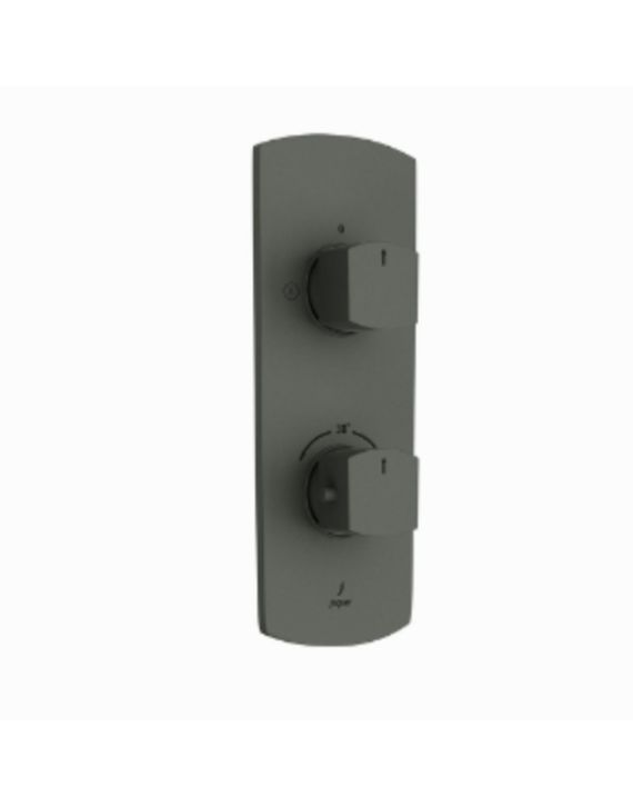 Jaquar Kubix Prime Aquamax Exposed Part Kit with 2-way diverter Graphite Finish - KUP-GRF-35681PM