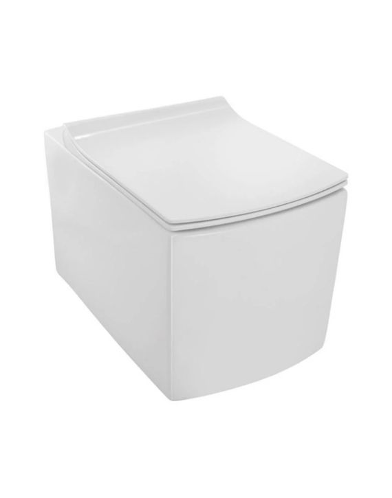 Jaquar Kubix Rimless, Blind Installation Wall Hung WC - KUS-WHM-35953BIUFSM - White