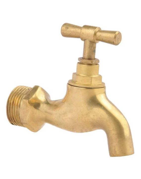 Leo 25mm Brass Finish Bib Cock LEO-LBC-699