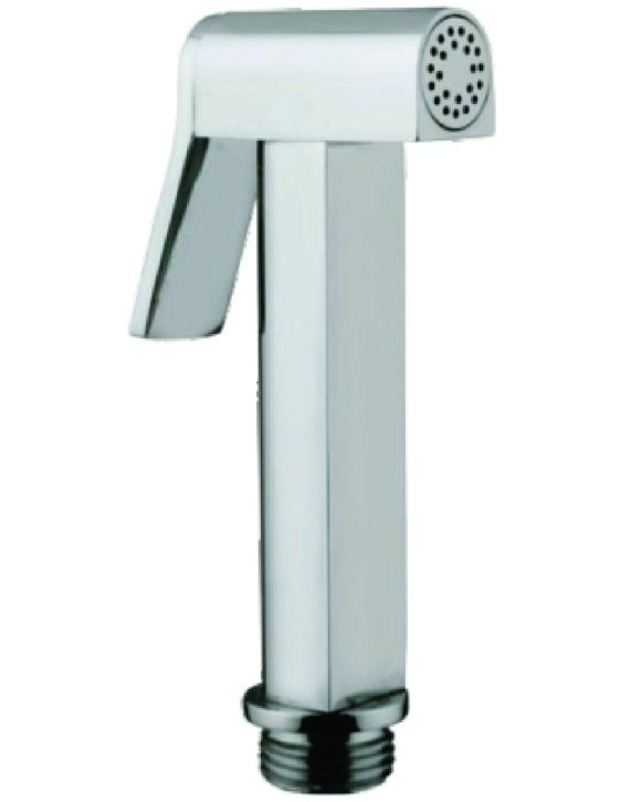 Leo 1/2x40Inch Oval CP Health Faucet Gun with Brass Shower Tube & Brass Hook LEO-LOV-HF-432A