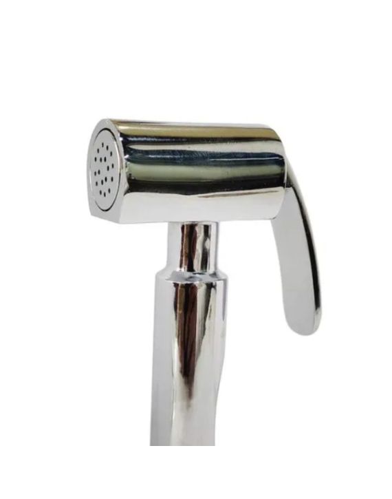Leo 1/2x40Inch Punch CP Health Faucet Gun with Brass Shower Tube & Brass Hook LEO-LPU-HF-441A