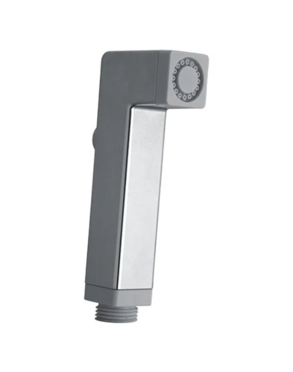 Leo 1/2x40Inch Square Push Health Faucet Gun with Brass Shower Tube & Brass Hook LEO-LSP-HF-480A