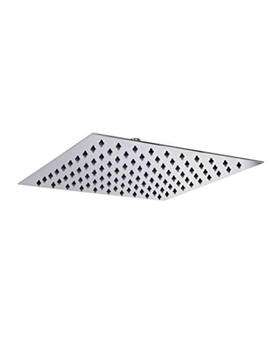 Leo 10x10Inch Stainless Steel Square Ultra Slim Over Head Rain Shower LEO-LSU-63