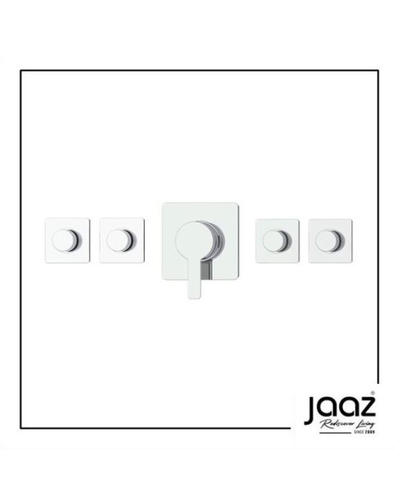 Jaaz Brass 4 Way Horizontal Mixer & Diverter 