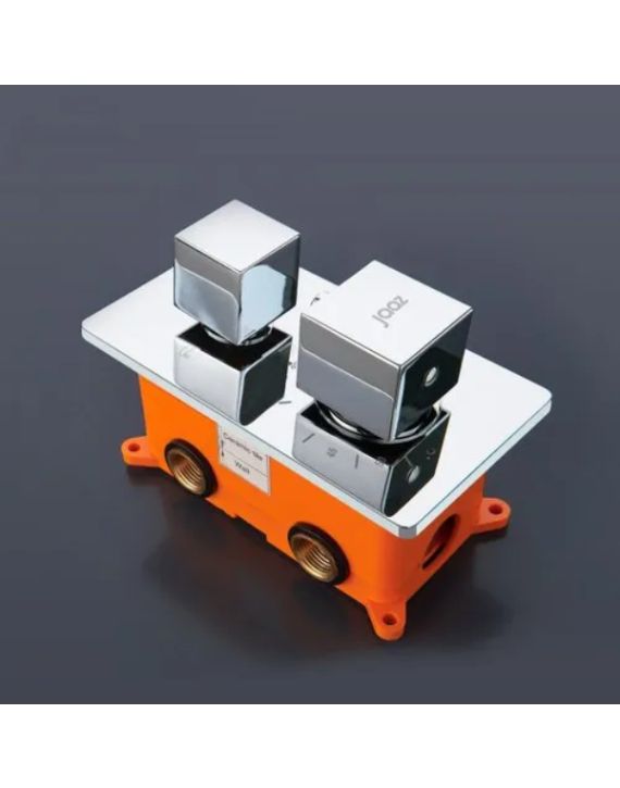 Jaaz Brass 3 Way Thermostatic Mixer & Diverter MDTH-V3 