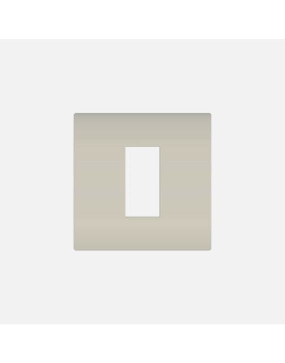 Norisys Cube Series 1M Smart Plate with Frame - Ice Silver - C5101.03