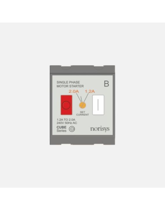 Norisys Cube Series 0.90 A - 1.50 A 1/4 HP Pump Single Phase Motor Starter - Quartz Gray - C525B.02