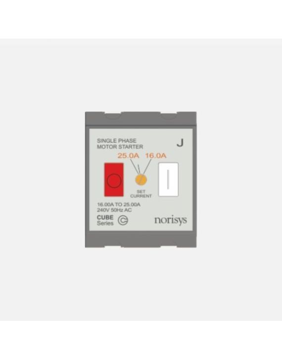 Norisys Cube Series 16.00 A - 25.00 A 2.5 Ton Ac Single Phase Motor Starter - Quartz Gray - C525J.02