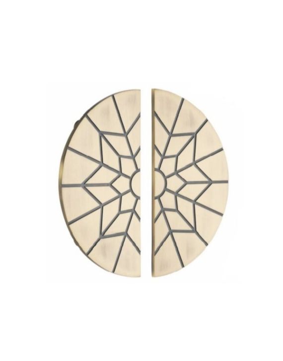 Ramson 5x10Inch Web Brass Glass Door Handles