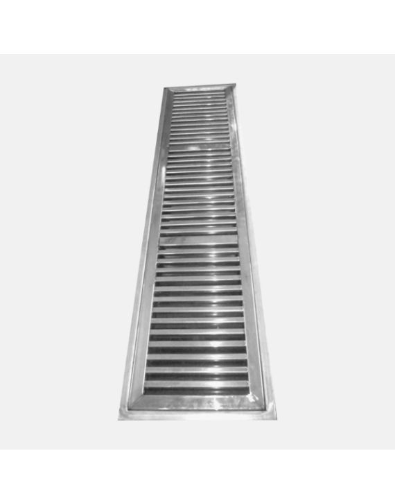Chilly Rail Gloss Finish 250x250mm Floor Drain Grating Frame with Screw RLG-250250-Gloss-GFS