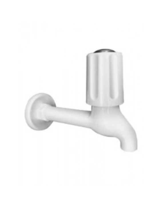 Glimpse Ptmt Bib Cock Long Body With Wall Flange RO-3104