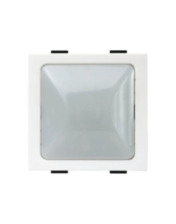 Anchor Roma Plus Night Lamp with LED (Red ), 2 Module 289688-White