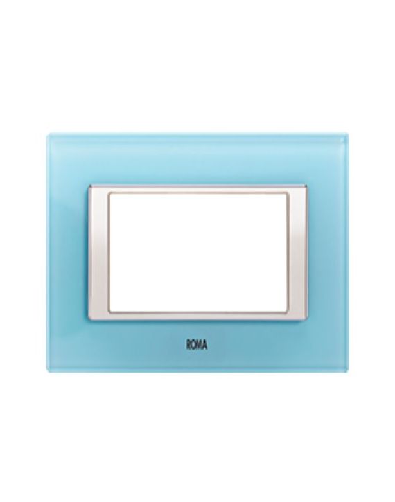 Anchor Roma Cover Plate 1 Module Aqua Blue 66901GAB
