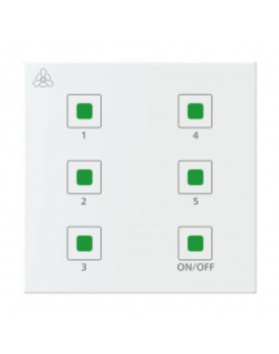 Anchor Roma Urban Fan Regulator 100W, 240V Modular Touch Switch-71008-White