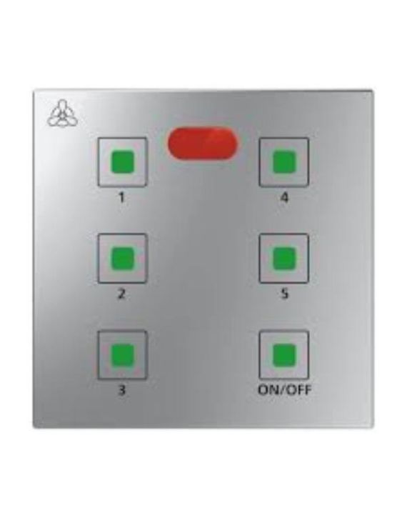 Anchor Roma Urban Fan Regulator 100W, 240V Modular Touch Switch with Remote-71008S-RC-Silver