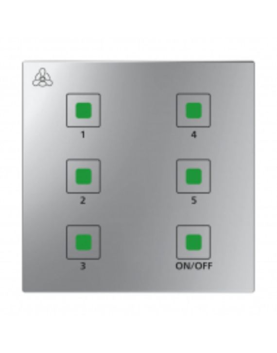 Anchor Roma Urban Fan Regulator 100W, 240V Modular Touch Switch-71008S-Silver