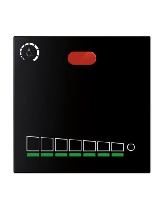 Anchor Roma Urban Dimmer 300W, 240V Modular Touch Switch with Remote-71009B-RC-Black