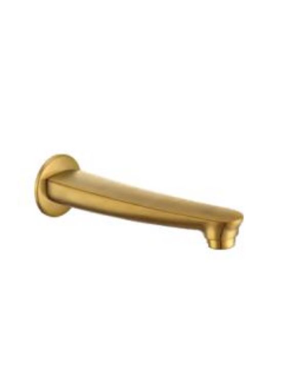 Somany French Collection Liana Brushed Gold Finish 15mm Bath Tub Spout Without Button Somany-272211390351-BG