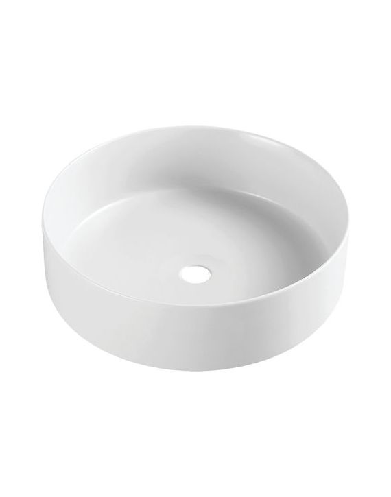 Somany French Collection Cantella 360x360x120mm Matt White Art Wall Hung Round Wash Basin Somany-Cantella-360x360x120-MW
