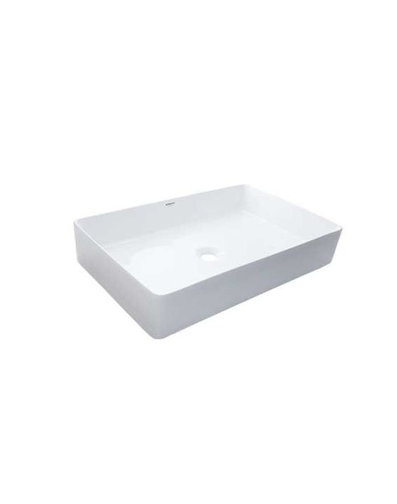 Somany Signature Collection Cryston 630x390x115mm White Over Counter Art Wash Basin Somany-Cryston-630x390x115