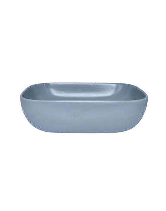 Somany French Collection Velena 450x340x115mm Drak Grey Matt Art Wall Hung Wash Basin Somany-Velena-455x340x135-DGM