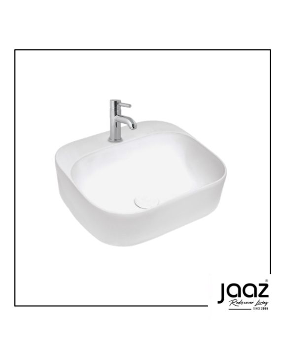 Jaaz Alder 455x400x145mm White Table Top Basin  