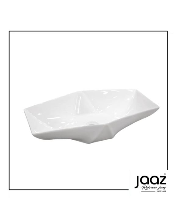 Jaaz Hazel 635x390x135mm White Table Top Basin