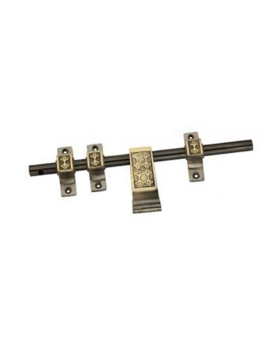 Tyler Elica Brass Door Aldrop-12MM-Latch-4IN1-14INCH-AntiqueDC